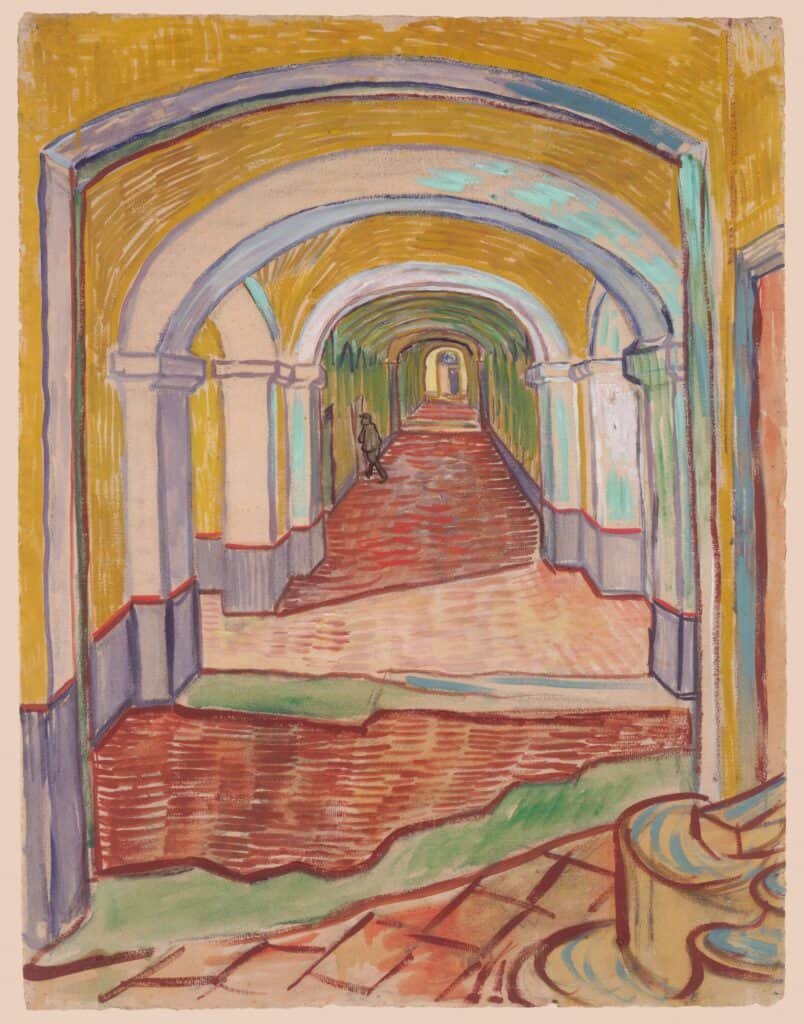 Van Gogh's Corridor in the Asylum. Van Gogh, long thought to be a neurodivergent artist, embraced a different beauty norm than his contemporaries. 